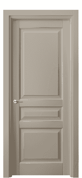 Дверь межкомнатная 0711 ББСКП. Цвет Бук бисквитный с позолотой. Материал  Массив бука эмаль с патиной. Коллекция Lignum. Картинка.