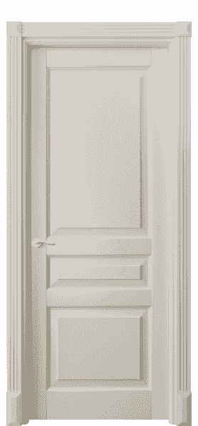 Дверь межкомнатная 0711 БОС. Цвет Бук облачный серый. Материал Массив бука эмаль. Коллекция Lignum. Картинка.