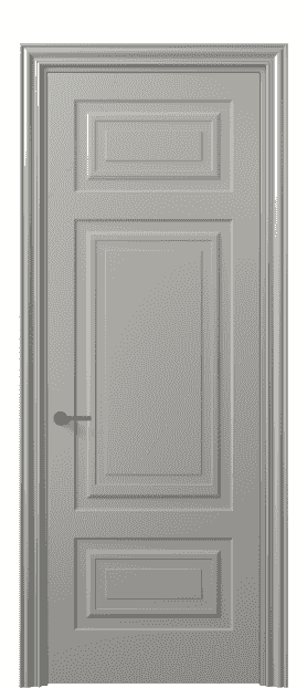 Дверь межкомнатная 8421 МНСР . Цвет Матовый нейтральный серый. Материал Гладкая эмаль. Коллекция Mascot. Картинка.