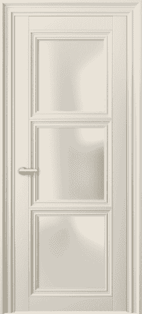 Дверь межкомнатная 2504 ММЦ САТ. Цвет Матовый марципановый. Материал Гладкая эмаль. Коллекция Centro. Картинка.