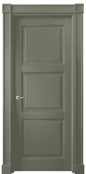 Дверь межкомнатная 6309 БОТ. Цвет Бук оливковый тёмный. Материал Массив бука эмаль. Коллекция Toscana Plano. Картинка.