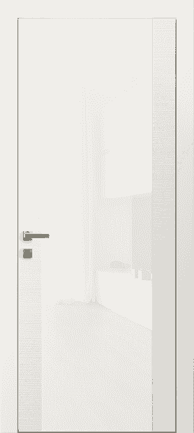 Дверь межкомнатная 4039 ТЖМ Лакобель Жемчужный. Цвет Таеда Жемчужный. Материал Таеда эмаль. Коллекция Avant. Картинка.