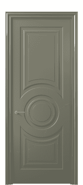 Дверь межкомнатная 8461 МОТ. Цвет Матовый оливковый тёмный. Материал Гладкая эмаль. Коллекция Mascot. Картинка.
