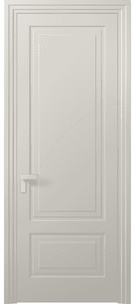 Дверь межкомнатная 8341 МОС . Цвет Матовый облачно-серый. Материал Гладкая эмаль. Коллекция Rocca. Картинка.