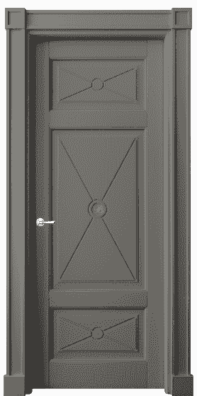 Дверь межкомнатная 6367 БКЛС. Цвет Бук классический серый. Материал Массив бука эмаль. Коллекция Toscana Litera. Картинка.