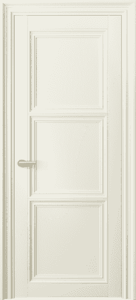 Дверь межкомнатная 2503 ММБ. Цвет Матовый молочно-белый. Материал Гладкая эмаль. Коллекция Centro. Картинка.