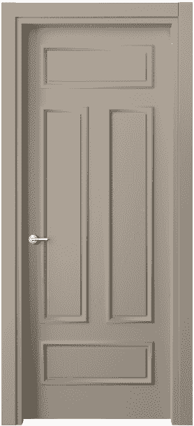 Дверь межкомнатная 8143 МБСК. Цвет Матовый бисквитный. Материал Гладкая эмаль. Коллекция Paris. Картинка.