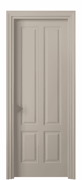 Дверь межкомнатная 8521 МБСК . Цвет Матовый бисквитный. Материал Гладкая эмаль. Коллекция Esse. Картинка.