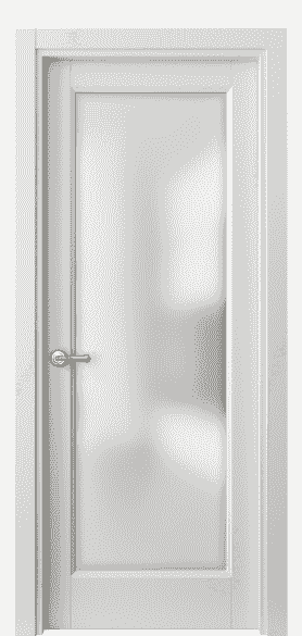 Дверь межкомнатная 1402 МСР САТ. Цвет Матовый серый. Материал Гладкая эмаль. Коллекция Galant. Картинка.