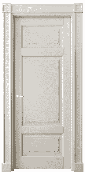 Дверь межкомнатная 6327 БОС. Цвет Бук облачный серый. Материал Массив бука эмаль. Коллекция Toscana Elegante. Картинка.