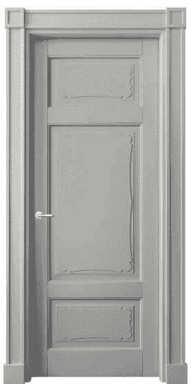 Дверь межкомнатная 6327 БНСР. Цвет Бук нейтральный серый. Материал Массив бука эмаль. Коллекция Toscana Elegante. Картинка.