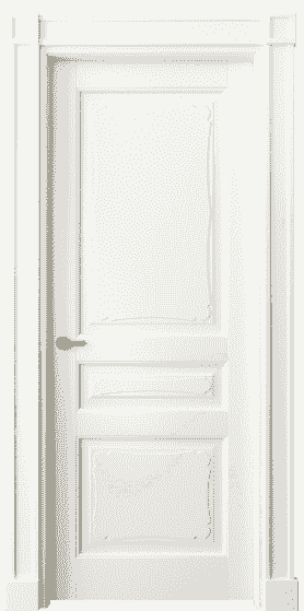 Дверь межкомнатная 6325 БЖМ . Цвет Бук жемчуг. Материал Массив бука эмаль. Коллекция Toscana Elegante. Картинка.