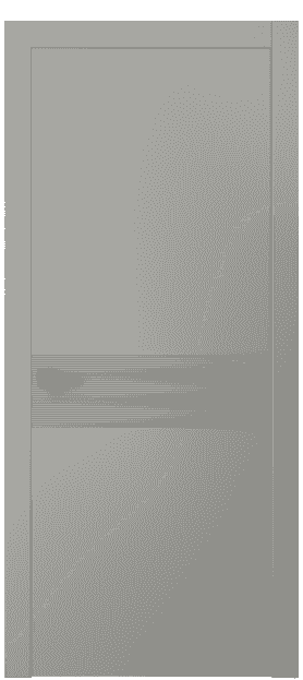 Дверь межкомнатная 8041 МНСР. Цвет Матовый нейтральный серый. Материал Гладкая эмаль. Коллекция Linea. Картинка.