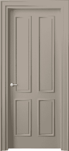 Дверь межкомнатная 8131 МБСК. Цвет Матовый бисквитный. Материал Гладкая эмаль. Коллекция Paris. Картинка.