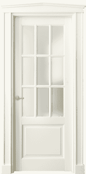 Серия 6312 - Межкомнатная дверь Toscana Grigliato 6312 Бук молочно-белый