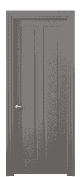 Дверь межкомнатная 8511 МКЛС . Цвет Матовый классический серый. Материал Гладкая эмаль. Коллекция Esse. Картинка.