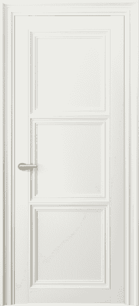 Дверь межкомнатная 2503 МЖМ. Цвет Матовый жемчужный. Материал Гладкая эмаль. Коллекция Centro. Картинка.