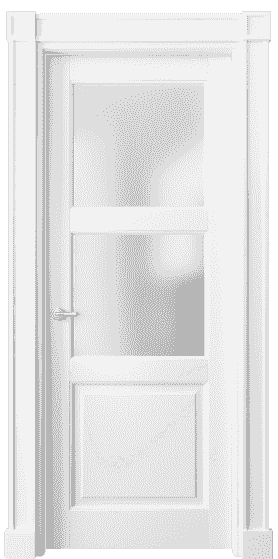 Дверь межкомнатная 6308 ББЛ САТ. Цвет Бук белоснежный. Материал Массив бука эмаль. Коллекция Toscana Plano. Картинка.