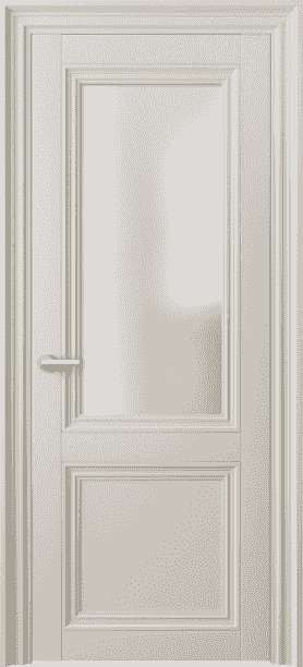 Дверь межкомнатная 2524 МОС САТ. Цвет Матовый облачно-серый. Материал Гладкая эмаль. Коллекция Centro. Картинка.