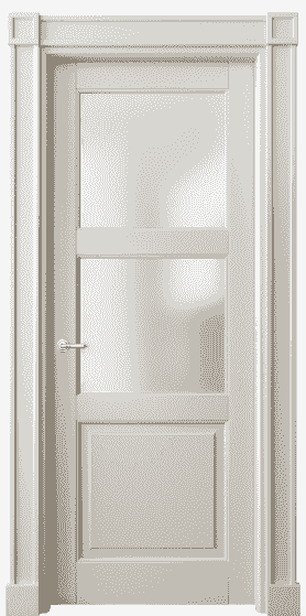 Дверь межкомнатная 6308 БОС САТ. Цвет Бук облачный серый. Материал Массив бука эмаль. Коллекция Toscana Plano. Картинка.