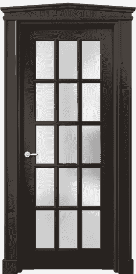 Серия 6311 - Межкомнатная дверь Toscana Grigliato 6311 Бук антрацит