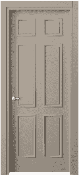Дверь межкомнатная 8133 МБСК. Цвет Матовый бисквитный. Материал Гладкая эмаль. Коллекция Paris. Картинка.
