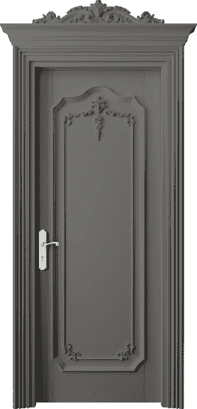 Дверь межкомнатная 6601 БКЛС. Цвет Бук классический серый. Материал Массив бука эмаль. Коллекция Imperial. Картинка.