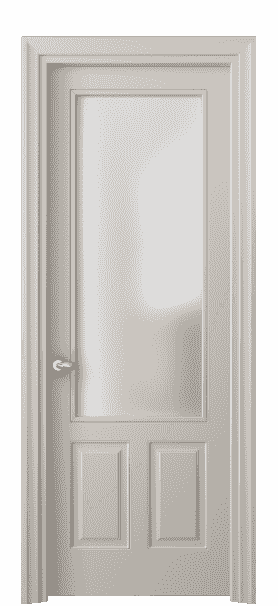 Дверь межкомнатная 8522 МСБЖ САТ. Цвет Матовый светло-бежевый. Материал Гладкая эмаль. Коллекция Esse. Картинка.