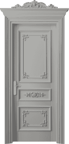 Дверь межкомнатная 6503 БНСР. Цвет Бук нейтральный серый. Материал Массив бука эмаль. Коллекция Imperial. Картинка.
