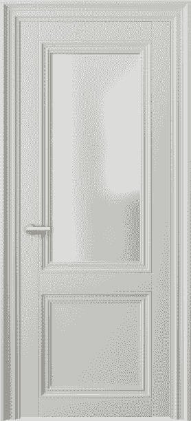 Дверь межкомнатная 2524 СШ Серый шёлк САТ. Цвет Серый шёлк. Материал Ciplex ламинатин. Коллекция Centro. Картинка.
