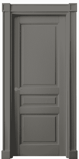 Дверь межкомнатная 6305 БКЛС. Цвет Бук классический серый. Материал Массив бука эмаль. Коллекция Toscana Plano. Картинка.