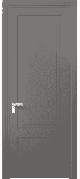 Дверь межкомнатная 8341 МКЛС. Цвет Матовый классический серый. Материал Гладкая эмаль. Коллекция Rocca. Картинка.