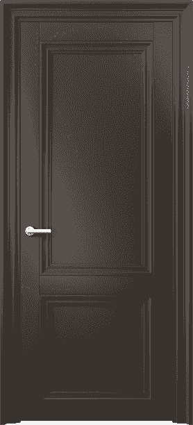 Дверь межкомнатная 2523 МАН. Цвет Матовый антрацит. Материал Гладкая эмаль. Коллекция Centro. Картинка.