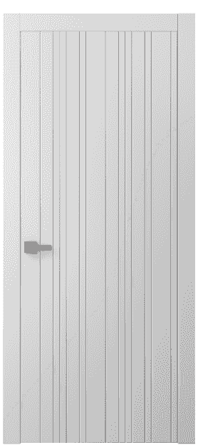 Дверь межкомнатная 8051 МБЛ. Цвет Матовый белоснежный. Материал Гладкая эмаль. Коллекция Linea. Картинка.
