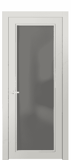 Дверь межкомнатная 8000 МСР СЕР САТ. Цвет Матовый серый. Материал Гладкая эмаль. Коллекция Neo Classic. Картинка.