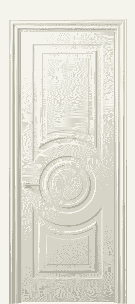 Дверь межкомнатная 8461 ММБ . Цвет Матовый молочно-белый. Материал Гладкая эмаль. Коллекция Mascot. Картинка.