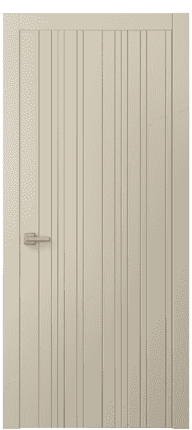 Дверь межкомнатная 8051 ММЦ. Цвет Матовый марципановый. Материал Гладкая эмаль. Коллекция Linea. Картинка.