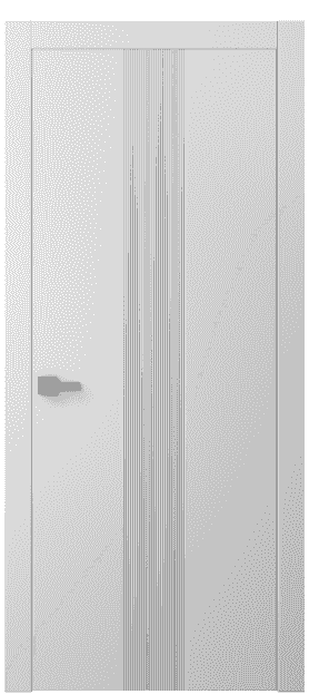 Дверь межкомнатная 8042 МБЛ . Цвет Матовый белоснежный. Материал Гладкая эмаль. Коллекция Linea. Картинка.