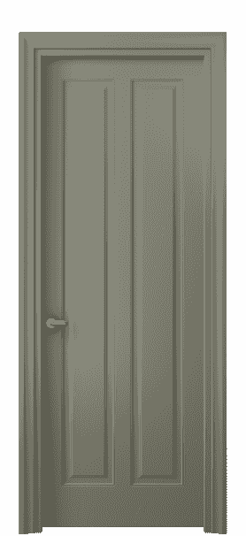 Дверь межкомнатная 8511 МОТ . Цвет Матовый оливковый тёмный. Материал Гладкая эмаль. Коллекция Esse. Картинка.