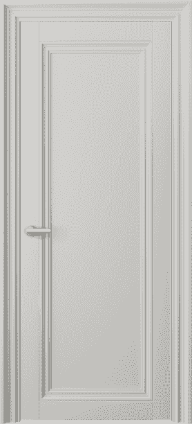 Дверь межкомнатная 2501 СШ Серый шёлк. Цвет Серый шёлк. Материал Ciplex ламинатин. Коллекция Centro. Картинка.