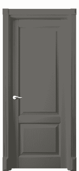 Дверь межкомнатная 0741 БКЛС. Цвет Бук классический серый. Материал Массив бука эмаль. Коллекция Lignum. Картинка.