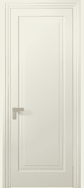 Дверь межкомнатная 8301 ММБ . Цвет Матовый молочно-белый. Материал Гладкая эмаль. Коллекция Rocca. Картинка.