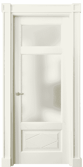 Дверь межкомнатная 6346 МБМ САТ. Цвет Бук молочно-белый. Материал Массив бука эмаль. Коллекция Toscana Rombo. Картинка.