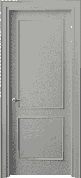 Дверь межкомнатная 8121 МНСР. Цвет Матовый нейтральный серый. Материал Гладкая эмаль. Коллекция Paris. Картинка.