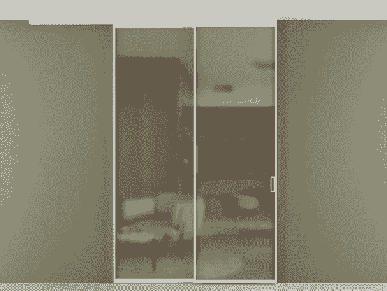 Дверь межкомнатная pv2_2_01 Бронза сатин матовое БЕЛ. Цвет Алюминий Белый. Материал Алюминий. Коллекция Перегородка вдоль стены на потолок телескопик синхро 2. Картинка.