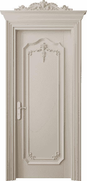 Дверь межкомнатная 6601 БСБЖ. Цвет Бук светло-бежевый. Материал Массив бука эмаль. Коллекция Imperial. Картинка.