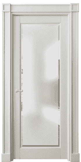 Дверь межкомнатная 6300 БОС САТ-Ф. Цвет Бук облачный серый. Материал Массив бука эмаль. Коллекция Toscana Rombo. Картинка.