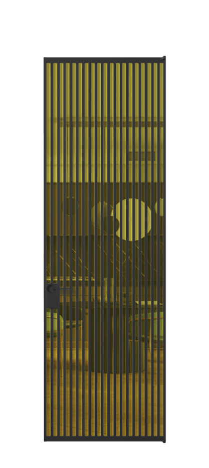 Алюминиевая дверь АЛПЛ040.06  Алюминий Черный Прозрачное жёлтое стекло, триплекс, 6мм. Без короба чер Цена 208990 Стоимость комплекта двери включает: 
1. Полотно (600/650/700/750/800/850/900/950*2000-2400 мм).
2. Короб
3. Комплект фурнитуры (2 торцевые петли и магнитный замок с ответной планкой). Фабрика дверей Волховец 8 (800) 551 43 19  Алюминиевая дверь АЛПЛ040.06 Алюминий Черный Прозрачное жёлтое стекло, триплекс, 6мм Цена 208990  | Volhovec