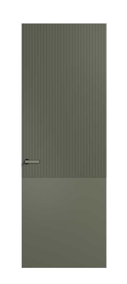 Межкомнатная дверь Velvet АКП 8205 Матовый оливковый тёмный. Цена 66689  | Volhovec