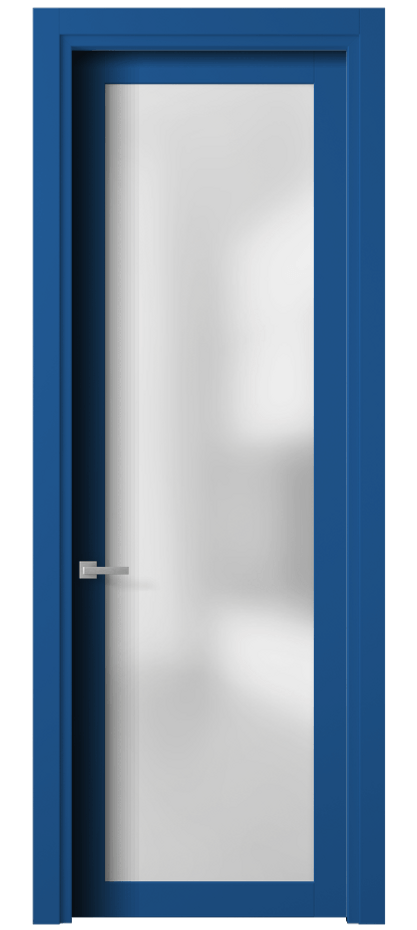 Межкомнатная дверь Planum 2102 Матовый белоснежный Сатинированное стекло Цена 12535110 so'm | Volhovec